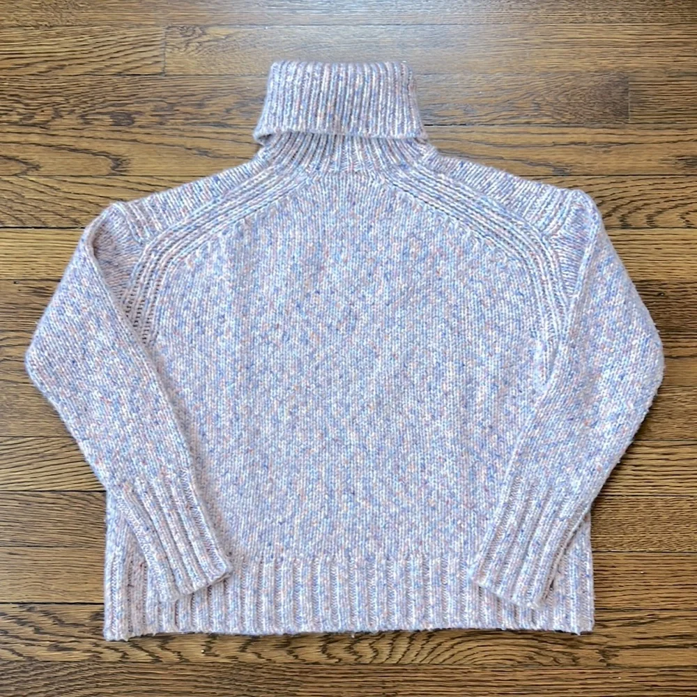 J. Crew Wool Blend Marked Turtleneck Sweater Size XS - Picture 10 of 10